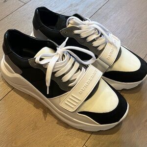 Burberry Black and White Women's Sneakers